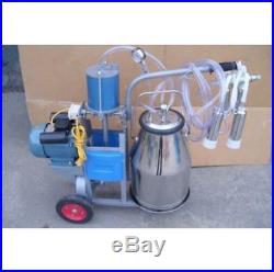 110v/220v, double buckets Piston vacuum milking machine for cows, cattle