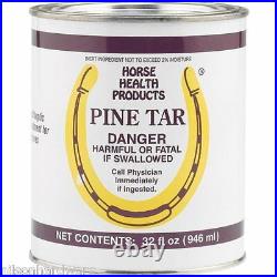12 Pack Pine Tar 32 Oz Can Horse Cow Cattle Hoof Dressing 77456