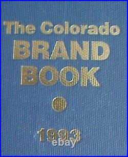 1993 Colorado Brand Book-Livestock-cattle, horses, goats-large-266 ++ pages