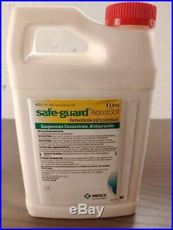 1 Liter Safe-Guard Fenbendazole Dewormer Cattle/Goat Suspension GENUINE Sealed