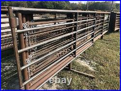 24ft Free Standing Cattle Panel With 12ft Gate