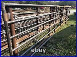 24ft Free Standing Cattle Panel With 8ft Gate