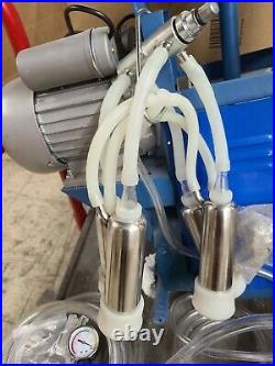 25L Electric Milker Milking Machine For Goats Cows WithBucket LOCAL PICKUP -(WH)