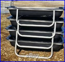 4 Ct lot of 5ft BUNK FEEDER for Goats-Sheep-Cattle-Horses-Deer