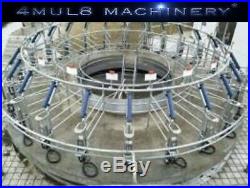 4mul8 Machinery Auto Rotary Milking Parlor 50 Cows Puller + Flow Meter