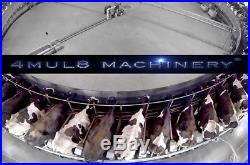 4mul8 Machinery Auto Rotary Milking Parlor 60 Cows Puller + Flow Meter