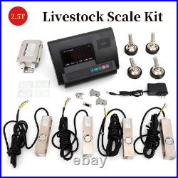 5000Lbs Load Cell Scale Kit High Precision Platform Livestock Cattle Chute Floor