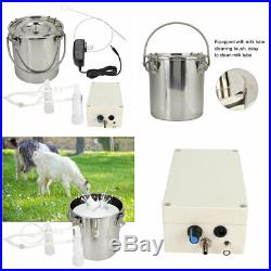 5L Portable Electric Milking Machine Vacuum Pump For Farm Home Cow Cattle