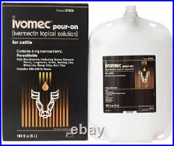 5 Liter POUR-ON Cattle Dewormer roundworms, lungworms, grubs, horn flies, sucking