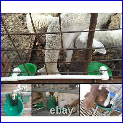 6x Automatic Drinker Waterer with Brass Valve for Sheep Pig Cattle Supplies