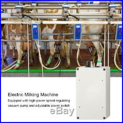 7L Cows Milker Electric Milking Machine Home Sheep Pulse Type Vacuum Pump Bucket