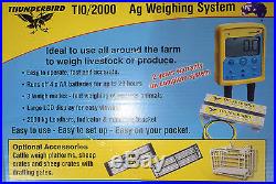 Agricultural Scales Cattle Sheep Scales Thunderbird T10 + 2000kg Weigh Bars