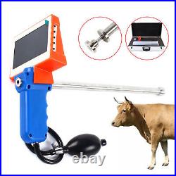 Artificial Visual Insemination Gun for Cows Cattle Sheep Livestock withHD Screen