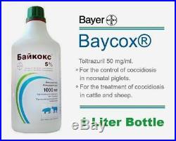 Baycox 5% (1000 ml) Anti-Coccidiocide Oral Suspension / Beef Cattle & Swine