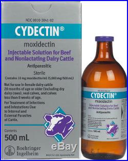 Bayer Cydectin Injectable 500ml Cattle