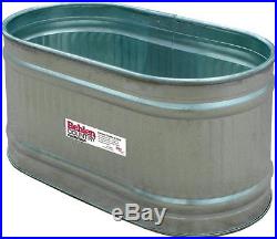 Behlen Country Galvanized Round End Water Tank Feed Trough Horse Cattle Free Shi