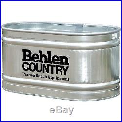 Behlen Country Galvanized Round Water Tank Feed Trough Horse Cattle 90 Gallon
