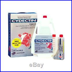 CYDECTIN POUR-ON FOR CATTLE 5.5L (Equiv Cattleguard & Maximus Pour-On's)