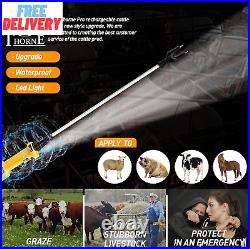 Cattle Prod for Dogs, Power Display Cattle Prod Livestock, LED Light, Instructio