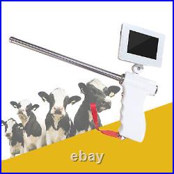 Cattle Visual Insemination Gun with Adjustable HD Screen Kit For Cows Insemination
