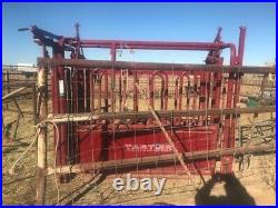 Cattle chute just slightly used