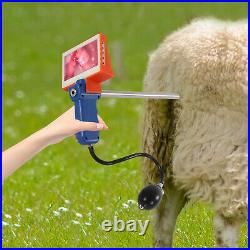 Cows Cattle Visual Insemination Gun Kit Artificial withAdjustable HD Visual Screen
