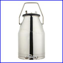 Cows Milker Portable Milking Machine Barrel Stainless Bucket Large Capacity CE