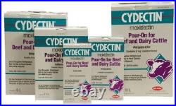 Cydectin (Moxidectin) Pour-On for Beef and Dairy Cattle, 5 Liter
