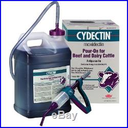 Cydectin Pour On 10 Liter Cattle Cows Dairy Worm Lice Mange