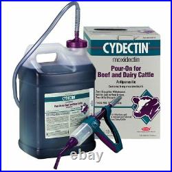 Cydectin Pour On Cattle Cows Dairy Worm Lice Mange 10 Liters