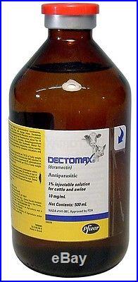Dectomax 500ml Inj Antiparasitic for Cattle or Swine