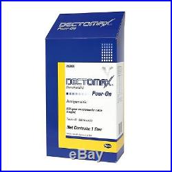Dectomax Pour On Cattle Wormer Parasites Lice 1 Liter