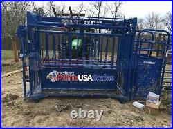 Dual 24 x 4 Weigh Bar 2,500 lb Beam Scal for Cattle Cow Chute + Indicator