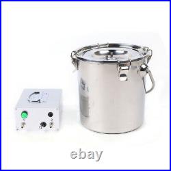Dual Head Electric Milker Milking Machine With 5L Bucket Tube For Sheep Goat Cows