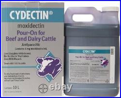 Elanco Cydectin (moxidectin) Pour-On for Beef and Dairy Cattle 10 Liter