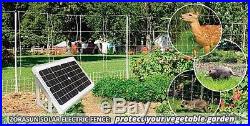 Electric Fence Energizer Solar Dog Horse Cattle Sheep 8 Miles 5 Acres 0.5 Joules