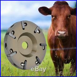 Electric Livestock Cattle Hoof Trimming Disc Plate Tool with 7 Sharper Blades