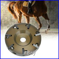 Electric Livestock Cattle Hoof Trimming Disc Plate Tool with 7 Sharper Blades US