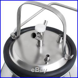 Electric Milking Machine 25L Bucket Milker For Dairy Farm Goats Cows Cattle UPS