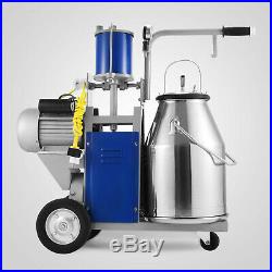 Electric Milking Machine For Farm Cows WithBucket Automatic Vacuum Pump Milker