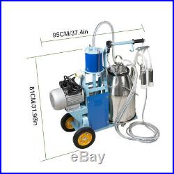 Electric Milking Machine Milker For farm Cows Bucket 25L 304 Stainless Bucket