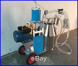 Electric Piston Type Milking Machine with 25L Bucket For Home Farm Cows 110V US