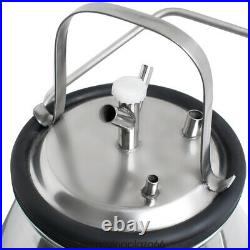 FDA Portable Electric Milking Machine Milker Cows Stainless With 25L Bucket FDA/CE