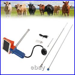 Fit Cows Cattle Artificial Visual Insemination Gun Kit & Adjustable Hd Screen