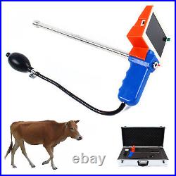 HD Visual Artificial Insemination Gun Cows Cattle Kits with Screen 360° Adjustable
