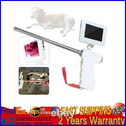 Insemination Kit for Cows Cattle Visual Insemination Gun with Adjustable HD Screen