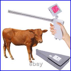 Insemination Kit with Adjustable HD Screen For Cows Cattle Visual Insemination Gun