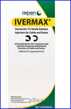 Ivermax 1 Injectable 1000ml for Cattle & Swine Ivomec