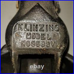 Klinzing Model NS3588SV Black Cast Iron Cattle Water Trough, 10 Diameter