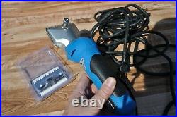 Large PROFESSIONAL POWER CLIPPER w 3 BLADES Horse Cattle Sheep Goat LIKENEW